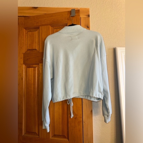 AE Cropped Quarter Zip Pullover - Picture 7 of 8